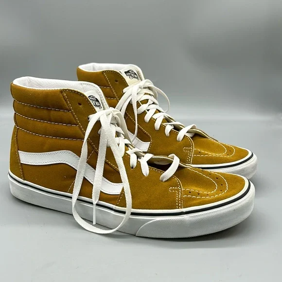 Vans Sk8-Hi Golden Brown/True White men’s sz 11 - Picture 1 of 6